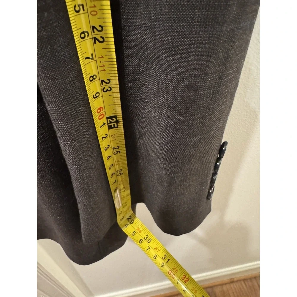 Ralph Lauren‎ Mens 50L Chocolate Brown 100% Wool Blazer Sport Coat Long